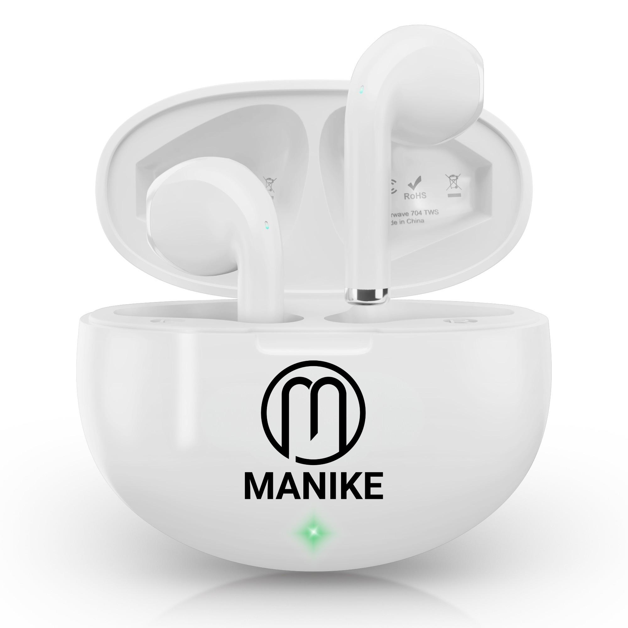Manike AIRWAVE 704 Bluetooth Kopfhörer mit Hi-Fi Stereo Sound, ENC Geräuschunterdrückung, IPX7 Wasserschutz, Touch-Steuerung, 30h Akkulaufzeit Manike AIRWAVE 704 Bluetooth Kopfhörer mit Hi-Fi Stereo Sound, ENC Geräuschunterdrückung, IPX7 Wasserschutz, Touch-Steuerung, 30h Akkulaufzeit